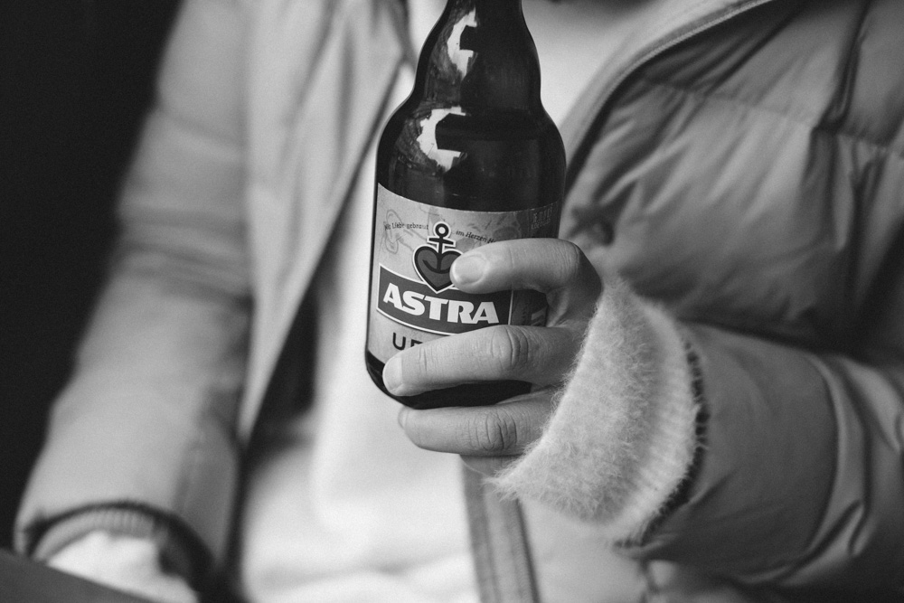 Paarshooting in der Schanze bei kalten Temperaturen